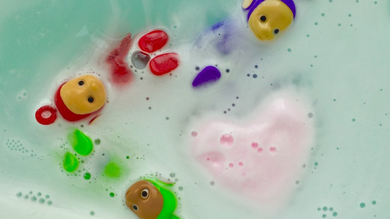 TELETUBBIES Toys Color Water Bath! 