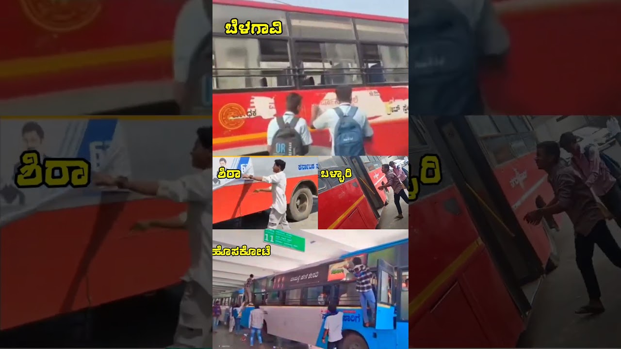 People Clean BMTC Bus – Removing Ads Stickers in Karnataka