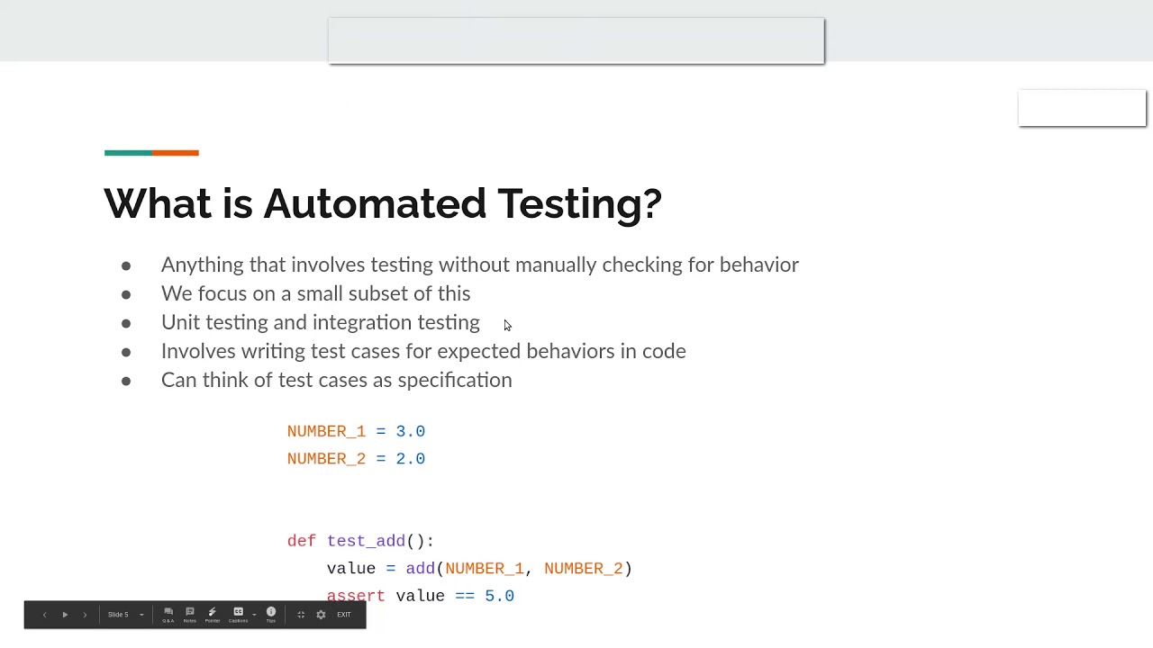 Automated Testing Workshop 2020 - YouTube