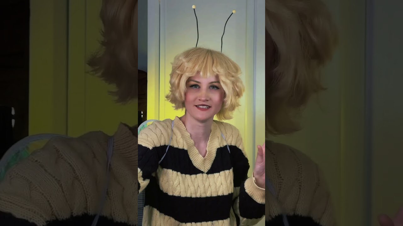 Je fais le cosplay d’une abeille 🤷‍♀️ #cosplay #humour #maya