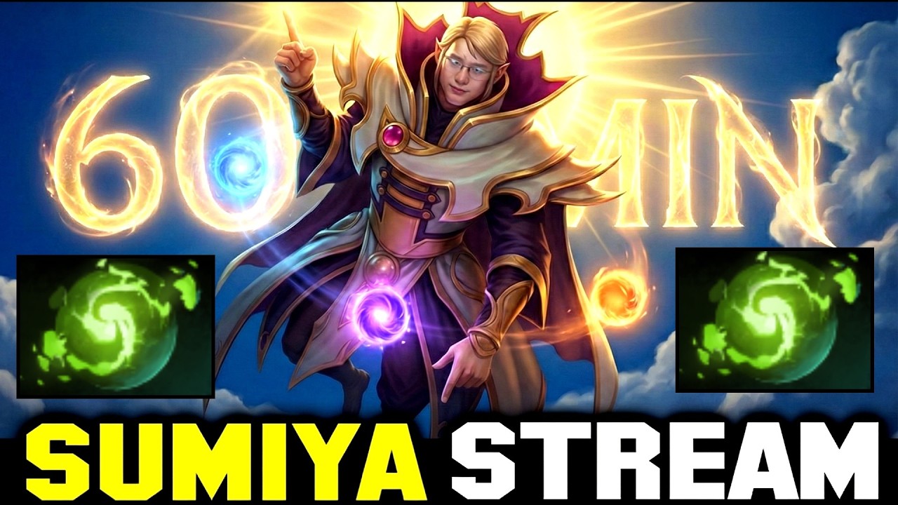 Sumiya back to Refresher Build Invoker Epic 60min Hard Game