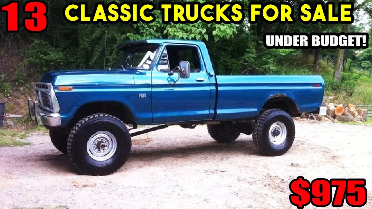 Выгодные предложения на Craigslist: 13 классических грузовиков по доступной цене!