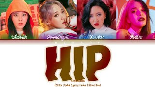 MAMAMOO - HIP (Color Coded Lyrics | Han | Rom | Ina) / Lirik Terjemahan Indonesia