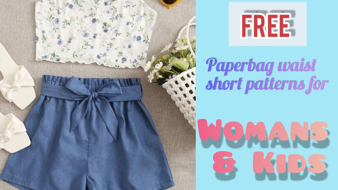 DIY Kids Paperbag Shorts with Free Pattern & Tutorial – Zune's Sewing  Therapy