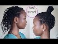 MINI BRAIDS PROTECTIVE STYLE FOR GROWING MY 4C NATURAL HAIR  |  AKINYISMANE