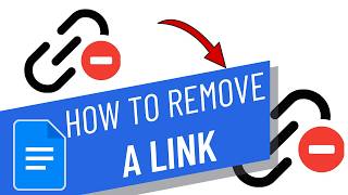 How to remove a link in document in Google Docs