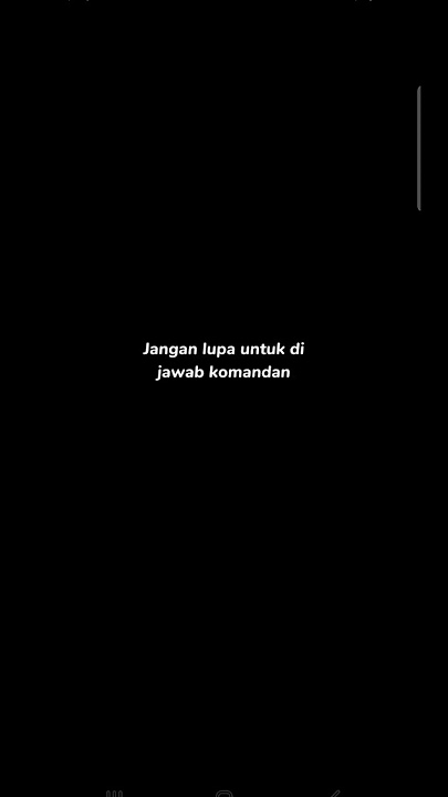 Slow Respon | Lapor Komandan