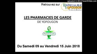 Pharmacies de garde YOPOUGON - Du 09 au 15 Juin 2018 screenshot 3