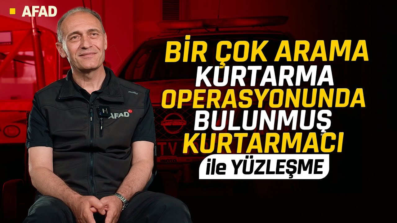 AFAD ARAMA KURTARMACI ile YÜZLEŞME! (Depremden Sonra ne Yapmalıyız?)