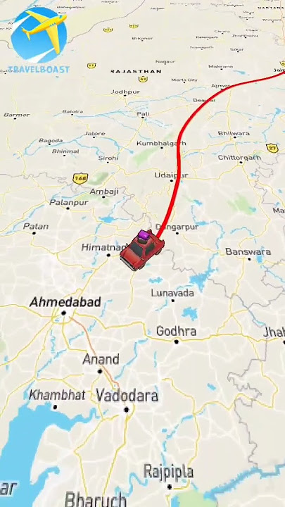 How to make travel route map animation video - Source to Destination #shorts
