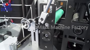 Elastic Nonwoven Earband Folding Mask Machine