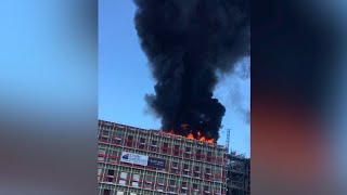 Brann på Grønland i Oslo