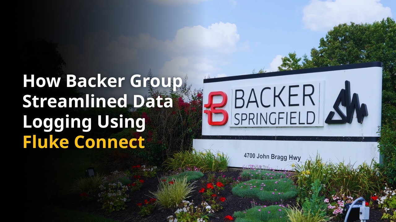 Fluke Connect Case Study: How Backer Group Saves Time & Simplifies Data Logging