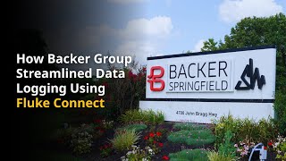 Fluke Connect Case Study: How Backer Group Saves Time & Simplifies Data Logging @fluke