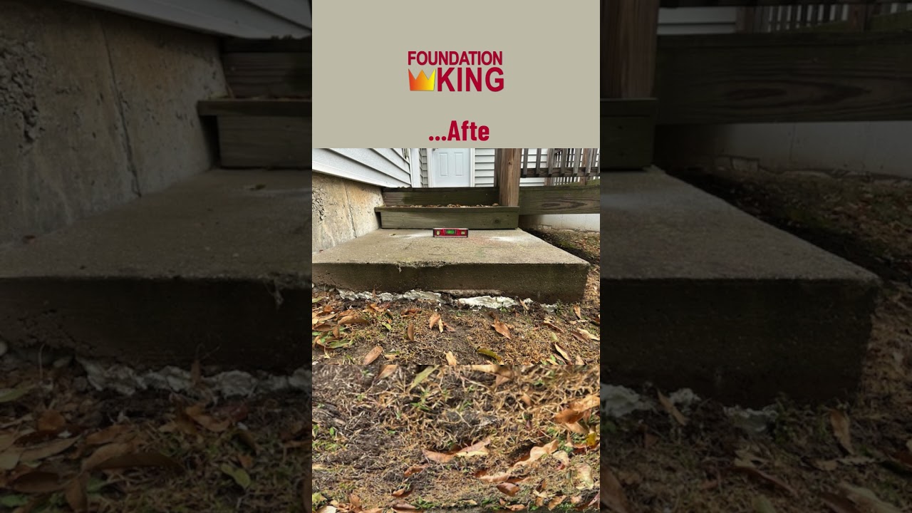 Before & After Poly Lift - Slabjacking Success!