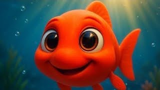Machhli Jal Ki Rani Hai 3D Red Fish Cartoon Rhyme Hindi Nursery Song For Kids