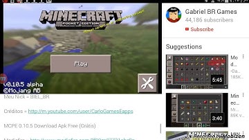 How to download minecraft pe 0.10.5 for free
