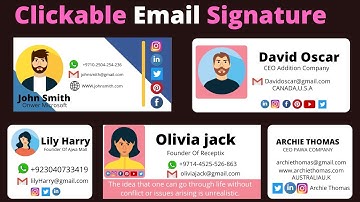How To Create Easily Clickable Html Email Signature 2021 | Complete Video | Ajus Fun World |