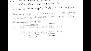 Find condition that lines joining origin to points of intersection of given curves are perpendicular