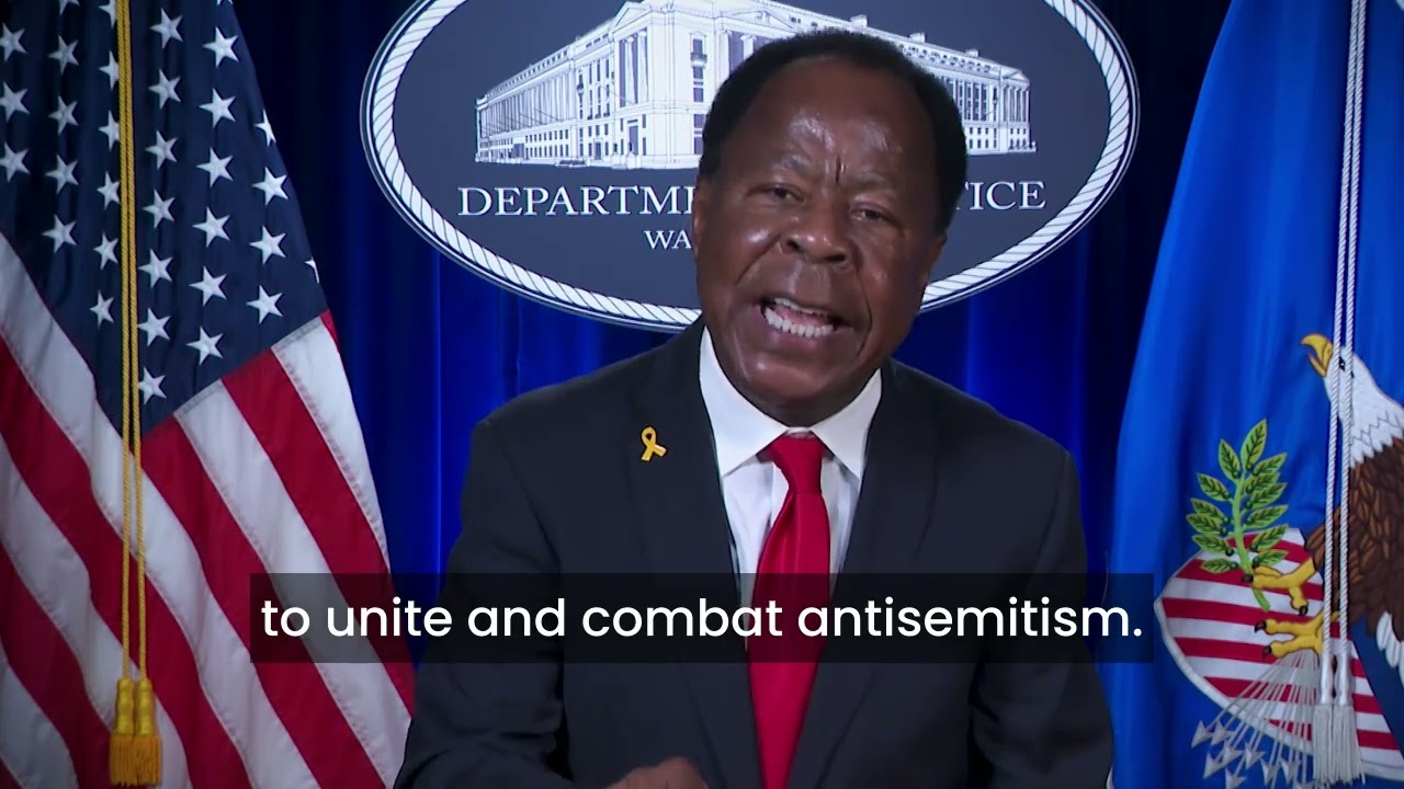 Hack the Hate NYC: Leo Terrell (DOJ) reaffirmed the U.S. commitment to fighting antisemitism