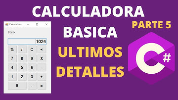 Como hacer una calculadora en C# WinForm Parte 5