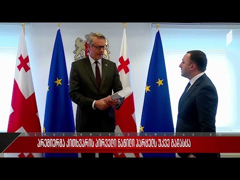 პრემიერმა კითხვარის პირველი ნაწილი ჰარცელს უკვე გადასცა