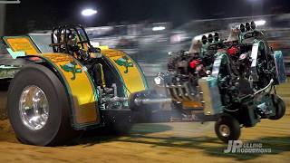 Tractor Pulling 2025: Light Modified Tractors pulling at The Pullers Championship in Nashville, IL