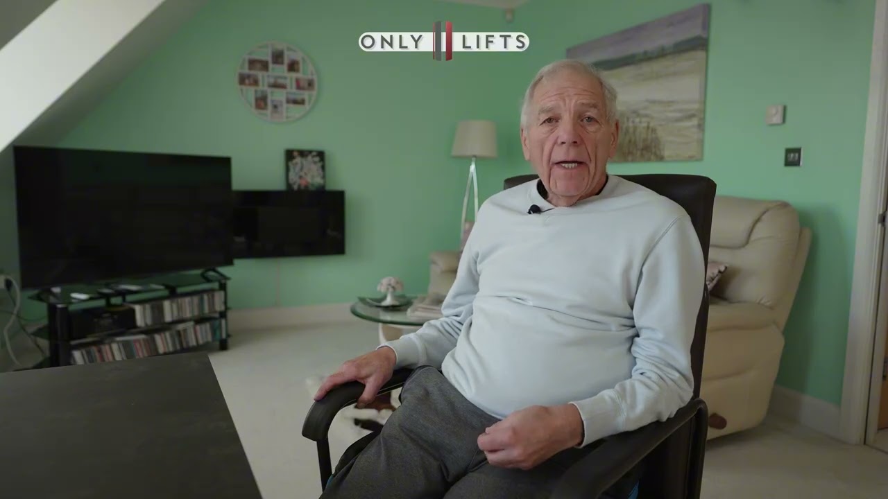 Backgammon enthusiast John, finds independence with a home lift installation by Only Lifts.