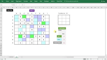 Sudoku Solver in VBA-Excel