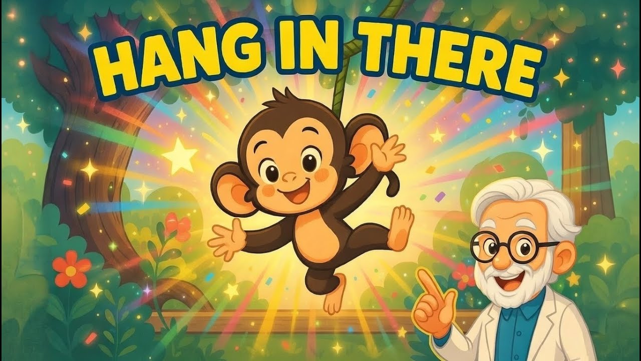 Hang In There 🙈 | Fun Idiom Song for Kids Learning English (#9)