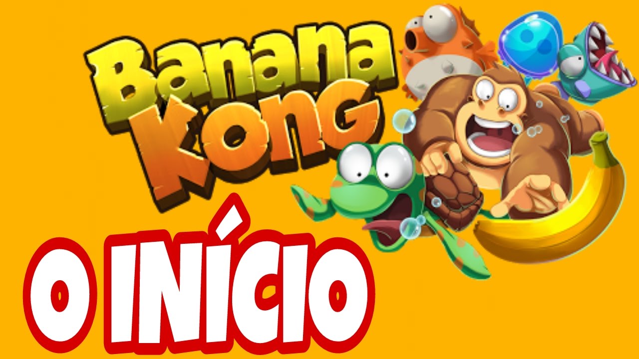 Jogando BANANA KONG - Jogo / Game (parte 4) 