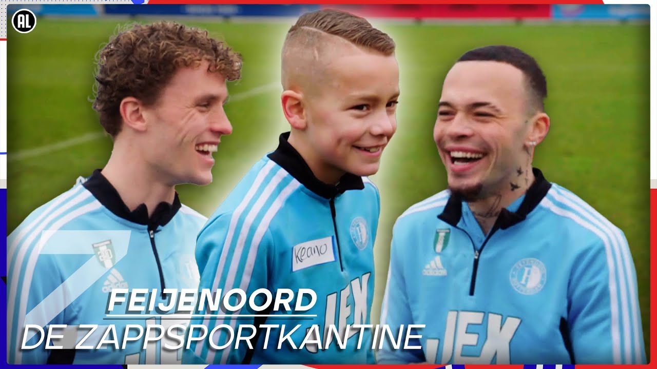 DE HELE SELECTIE VAN FEYENOORD ONTMOETEN?! 😱 | De ZappsportKantine met Feyenoord | Zappsport