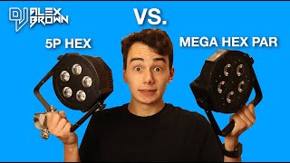 ADJ Mega HEX Par vs. 5P HEX [or 5PX hex] (In-Depth Comparison)