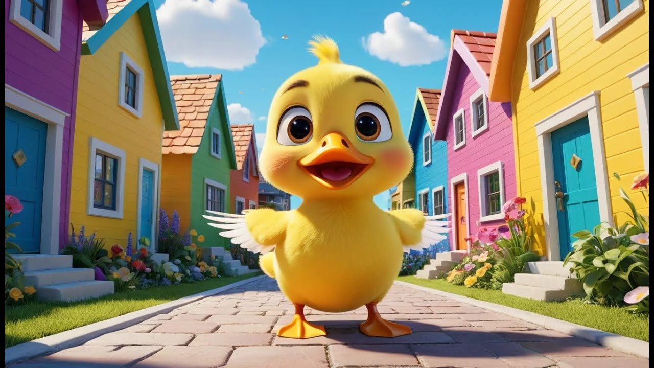 Ducky Flappy Wings Go Flap Flap Flap | Fun Duck Song for Toddlers | Flapping Rhyme for Kids