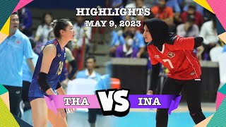 [Highlights] ไทย (THA) 🆚 อินโดนีเซีย (INA) | ทีมหญิง 09.05.2023 | SEA GAMES 2023