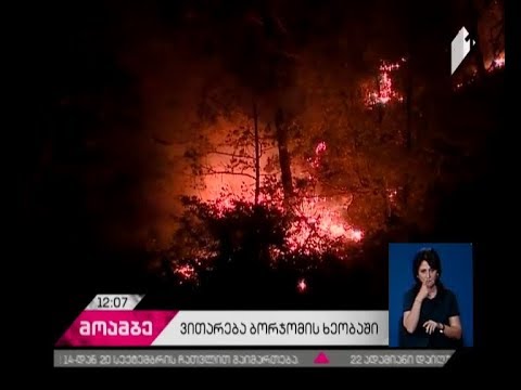 გასული ღმის განმავლობაში ბორჯომის ხეობაში  არდაგანის სასაფლაოსთან ცეცხლის კერა გაძლიერდა