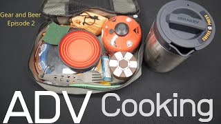 Adventure Motorcycle Cooking Kit. What to bring on your next trip (Gear and Beer Ep2)