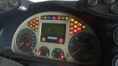 Check Error IVECO Trakker AD with Display Intrumen Cluster Error RFC (Rear From Computer) Rear Light