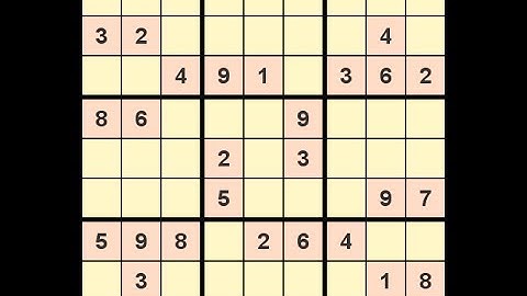 Self Solving Sudoku Guardian Hard 3789 - X-Wing