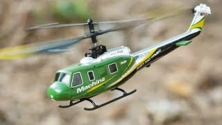 HeliPal.com - GW Xieda 9968 UH-1B Mini Helicopter Test Flight