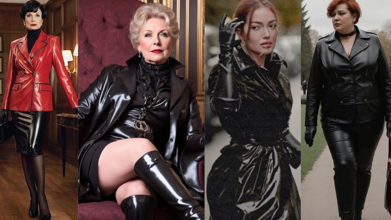 most elegant 😍 latex outfits latex dress fashion latex ladies dressess ideas