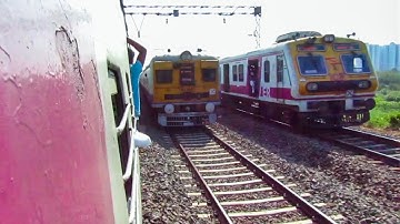 High Speed Local Train Race || Barddhaman Main Line Local And Shrirampur Local Speedy Parallel Race.