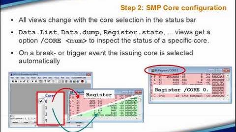 [TRACE32] Multicore Debugging 2/2
