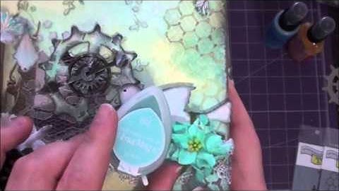 Grungy Spring Mixed Media Canvas