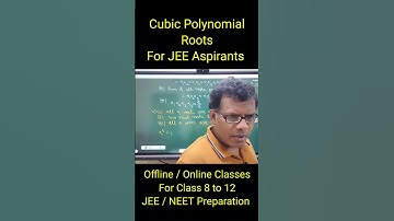 cubic polynomial #class11maths #class11physics #jeemain #iitjee #class12 #cbsemaths #onlineclass