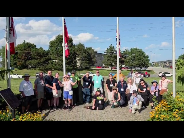 The whole crew — Camp X tour video