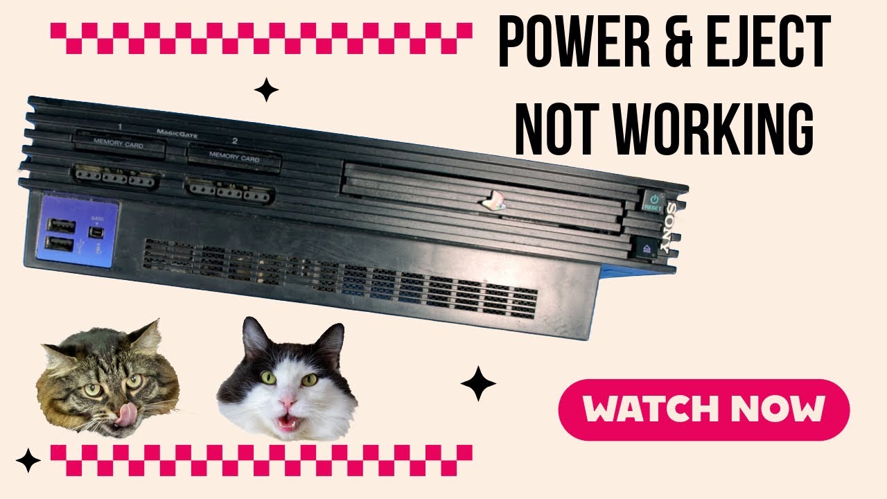 PS2 Quick Fix: Replacing the Power Eject Ribbon Cable!