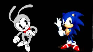 Feel The Rabbit Vs Sonic The Hedgehog