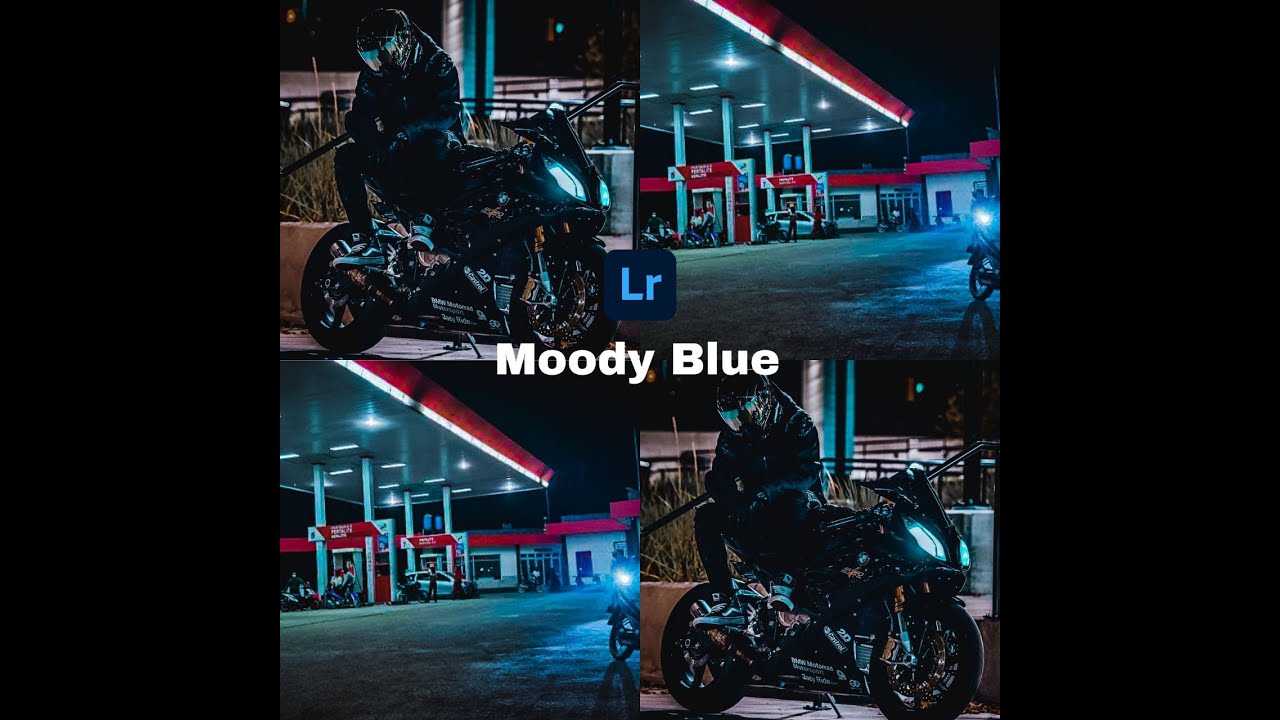 TUTORIAL LIGHTROOM | MOODY BLUE | PRESET LIGHTROOM FREE DNG DAN XMP