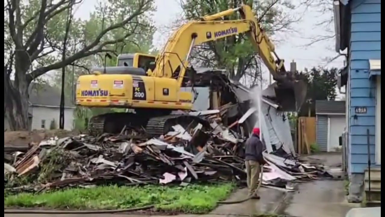 4900 Block of Guy Ave. demolition; May 5, 2025